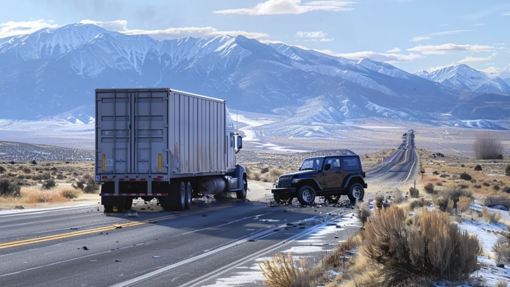 1 Killed in a Box Truck Collision on US-395 near Conway Summit