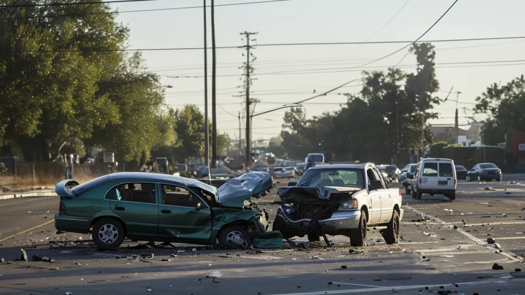 1 Person Dead after a Two-Vehicle Collision in Fresno County