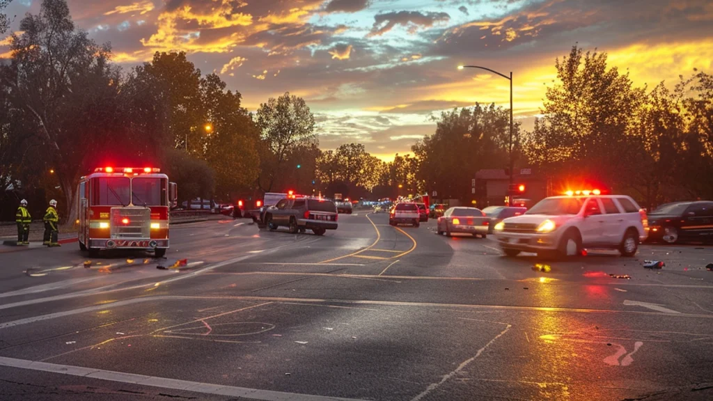 1 Person Injured in a Multi-Vehicle Accident in Arden-Arcade