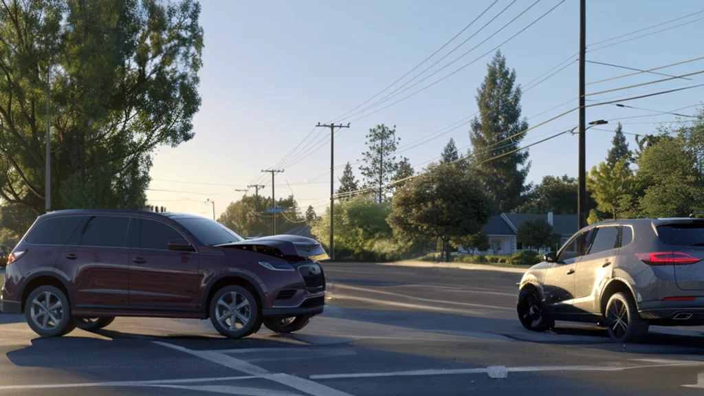 Accident Involving Two Vehicles in Sacramentos Rosemont Area