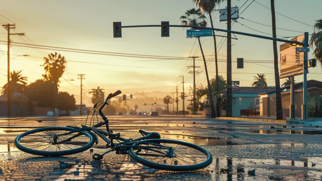 Ciclista de Bakersfield muere tras ser golpeado por un auto