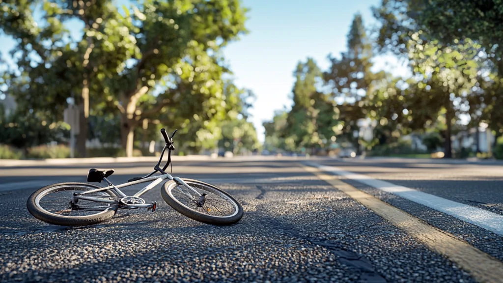 Bicycle Accident in Sacramentos Land Park Neighborhood