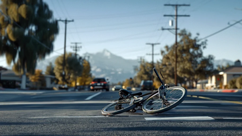 Ciclista herido tras accidente con un vehículo en Fairfield