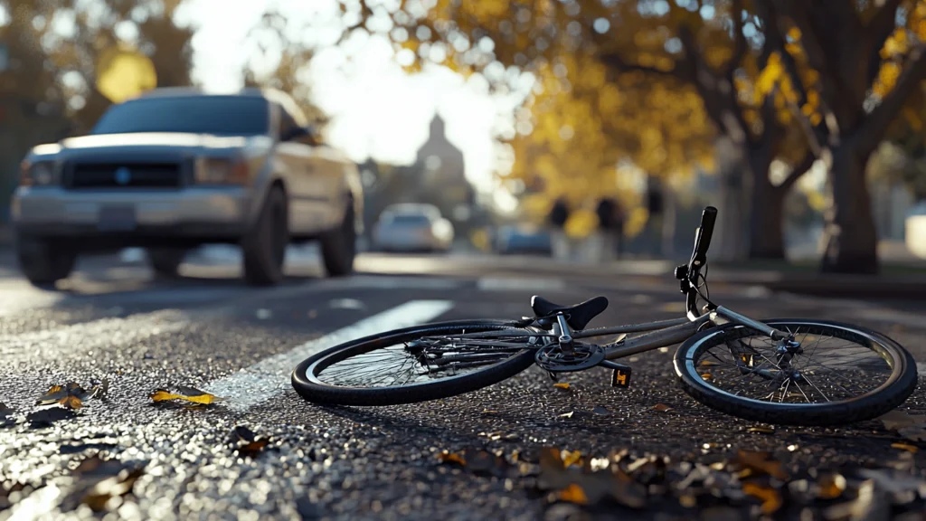 Un ciclista se ve involucrado en una colisión con un vehículo en Davis