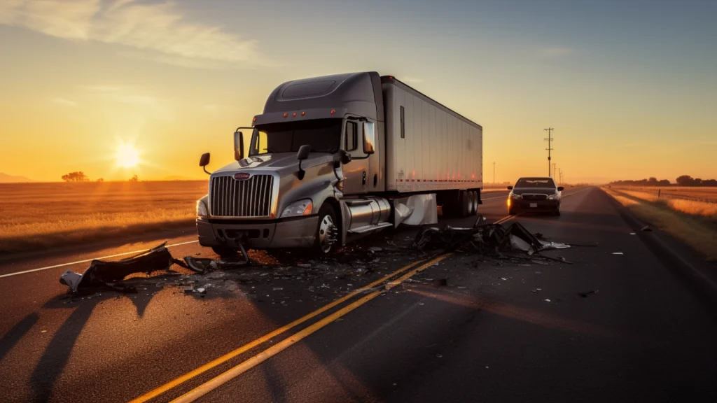 Big Rig Accident on State Route 99 in Ripon