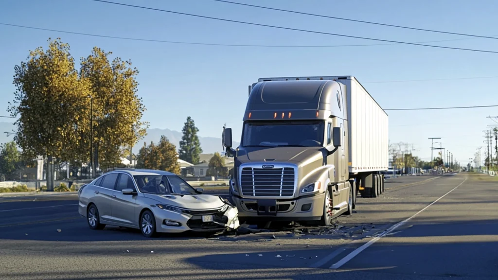 Big Rig Crash in Stanislaus Countys Bystrom neighborhood