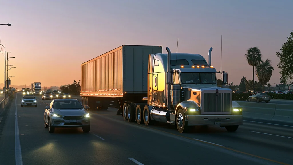 Big Rig Involved in Multi-Vehicle Collision in Sacramento