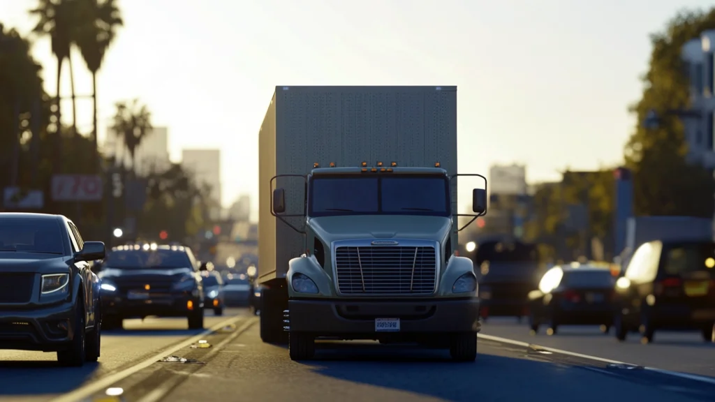 Box Truck accident on Highway 101 in San Francisco