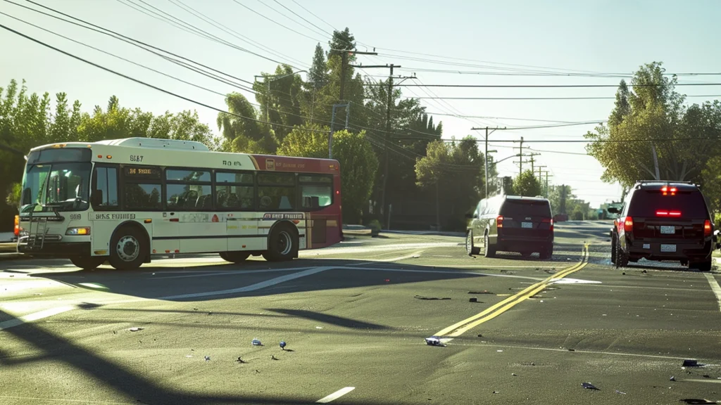 Bus a Vehicle Carrying Rat Poison Collide in Sacramento