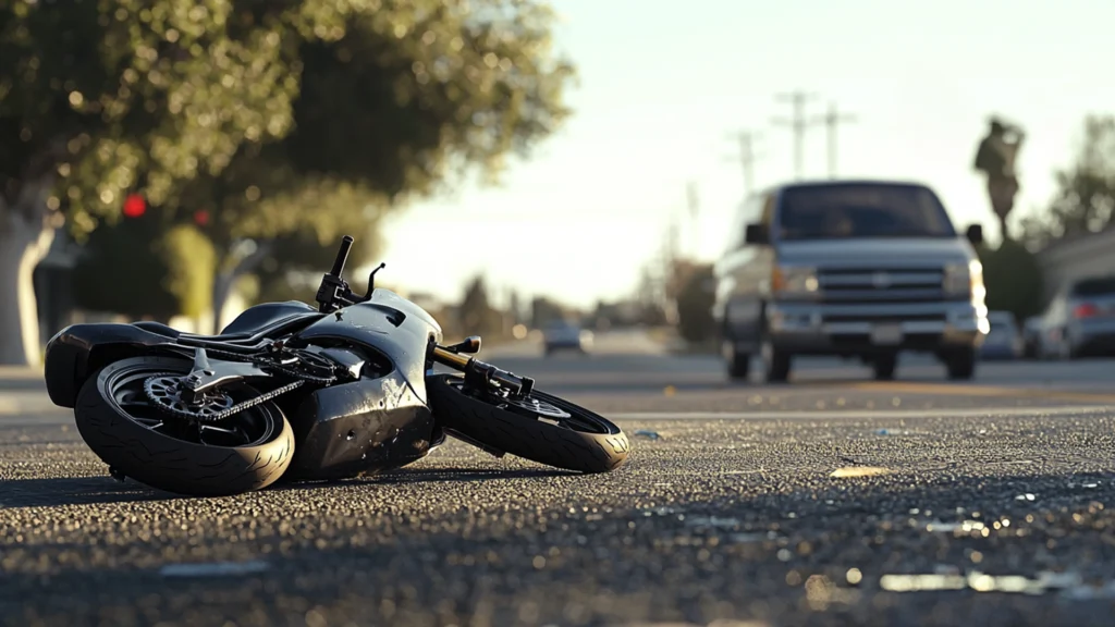 Accidente fatal de motocicleta con una furgoneta en Modesto