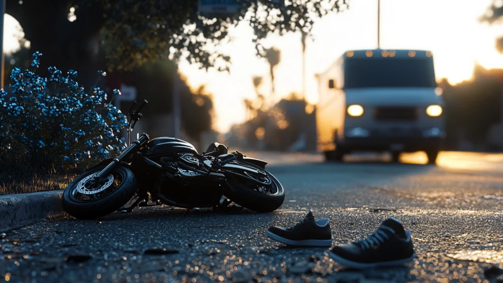 Fatal Motorcycle Collision Involving Amazon Truck in Fresno