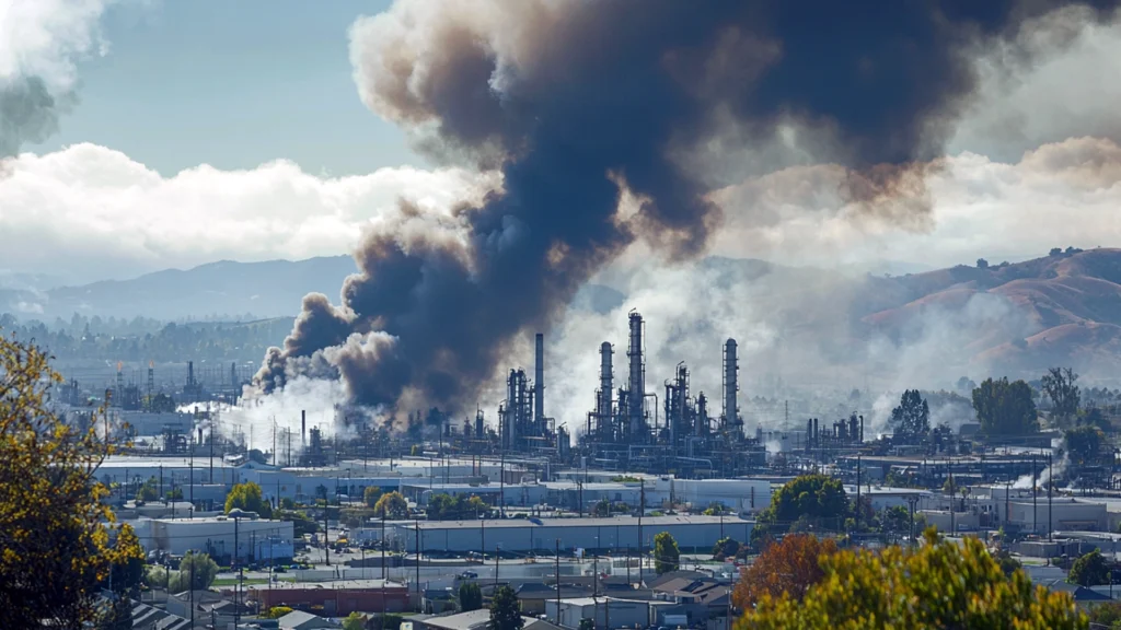 Fire at Martinez Refinery Sends Six Workers to Hospital