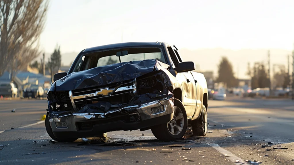 Four Injured After Pickup Rear-Ends SUV in Fresno County