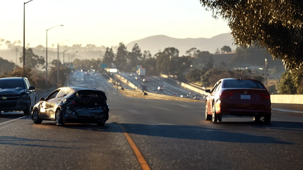 Four Injured in Multi-Vehicle Accident on I-280 in San Bruno