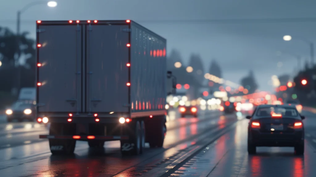 Highway 101 Blocked by Overturned Avocado Truck in San Mateo