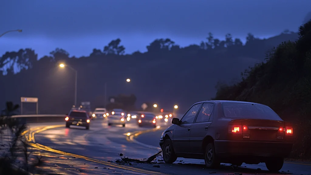 Hit-And-Run Accident Along Highway 1 at State Park in Aptos