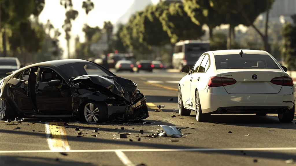 Injuries Reported after a Two-Vehicle Crash in Foothill Farms