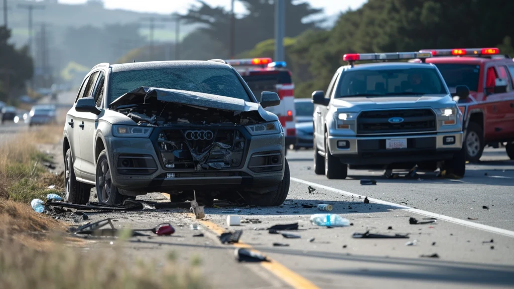 Minor Injures Reported in Multi-Vehicle Collision near Davenport on Highway 1