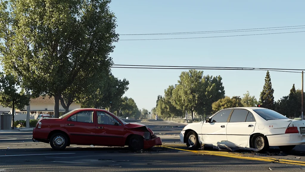 Minor Injuries Reported in Modesto Two-Car Collision