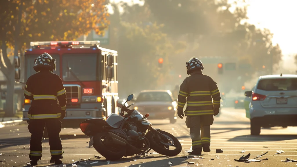 Motorcycle Rider Collides with a Vehicle in Florin