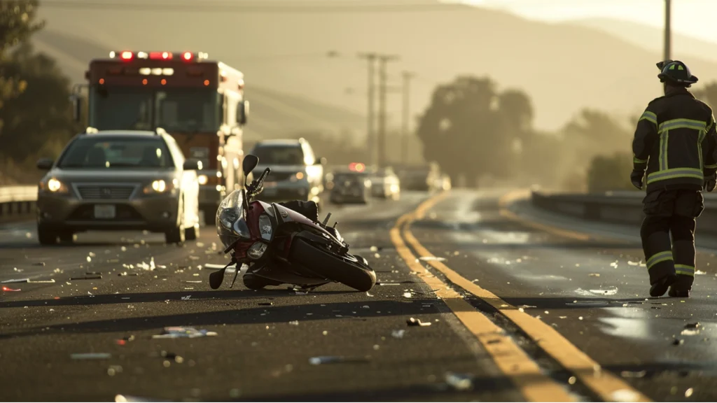 Motorcyclist Injured in a Multi-Vehicle Crash in Walnut Creek