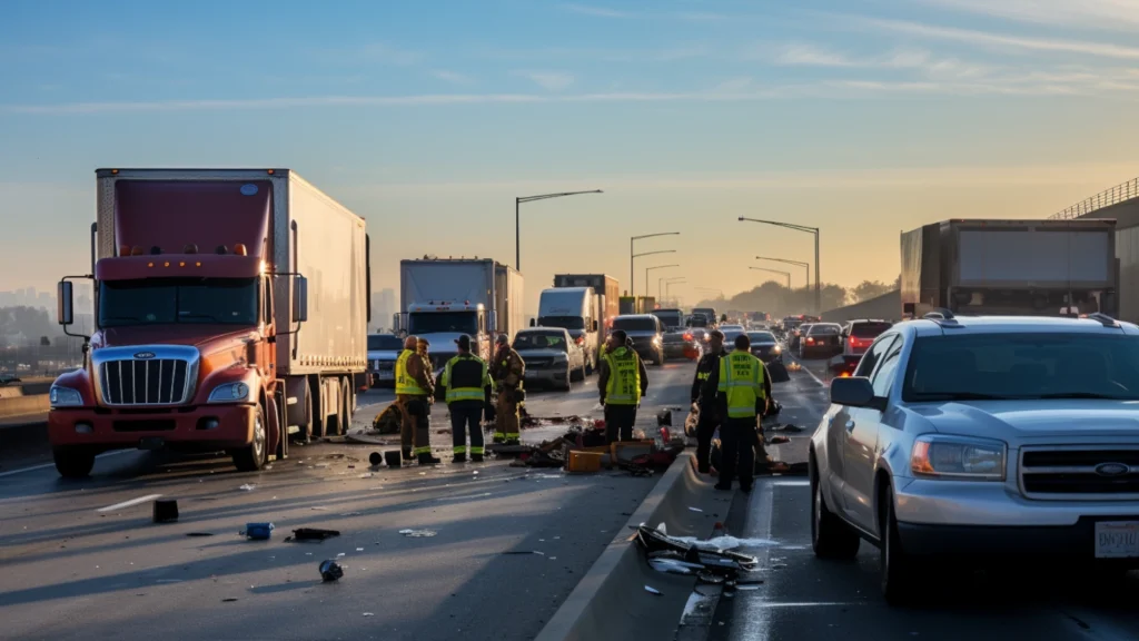 Multi-Vehicle Crash on I-280 near San Jose Ave in San Francisco