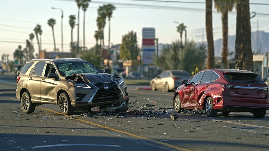 One Hospitalized Following a Ridgecrest Two-Vehicle Crash