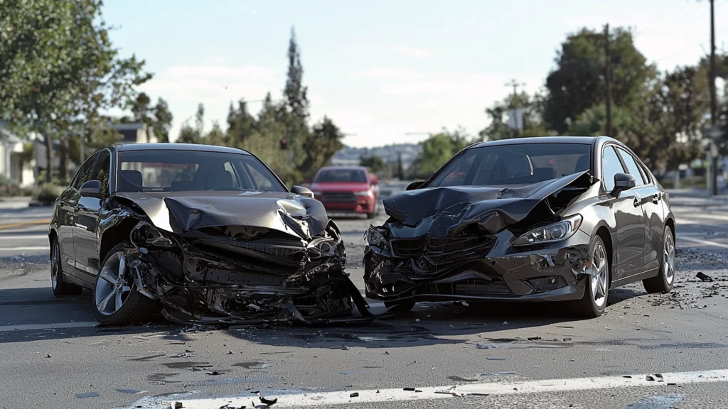 One Injured in a Two-Vehicle Collision in Foothill Farms