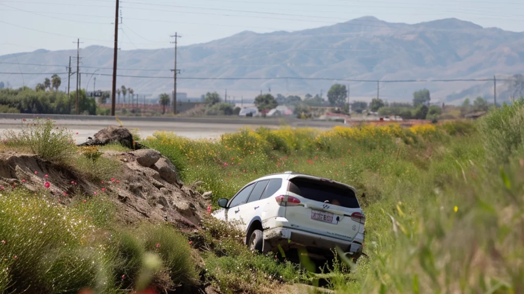 One Person Injured After a Two-Vehicle Crash in Bakersfield