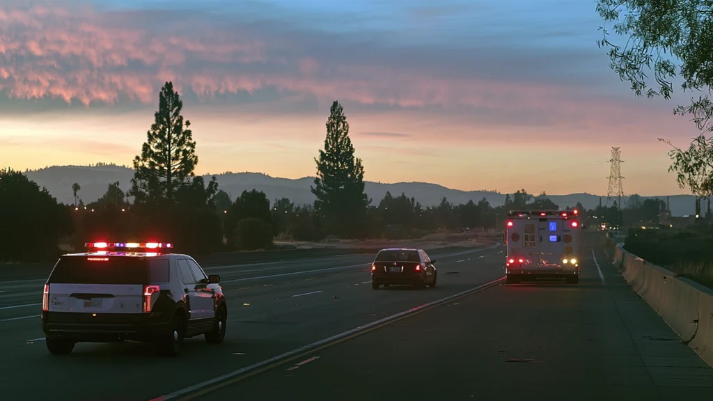 Pedestrian Fatally Struck by Two Cars on I-5 in Redding