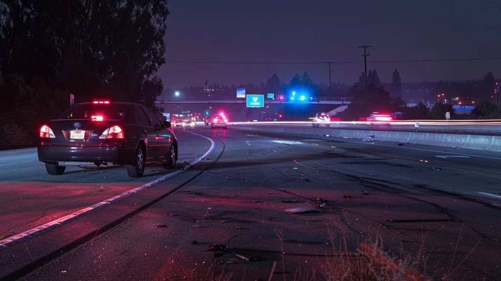 Pedestrian Fatally Struck by a Car on Hwy 101 near Santa Rosa