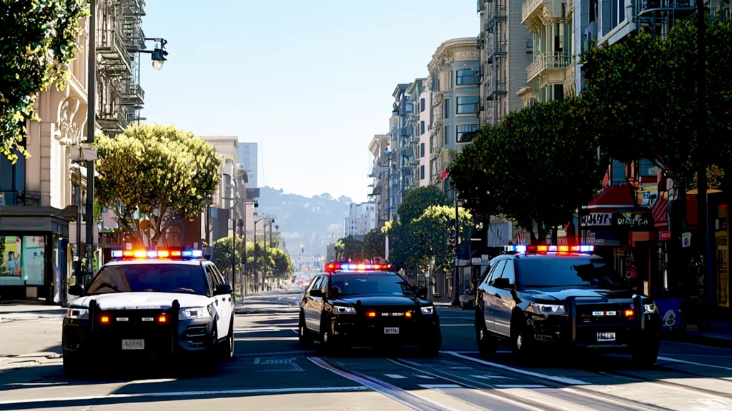 Police Chase in San Francisco Leaves Four Injured