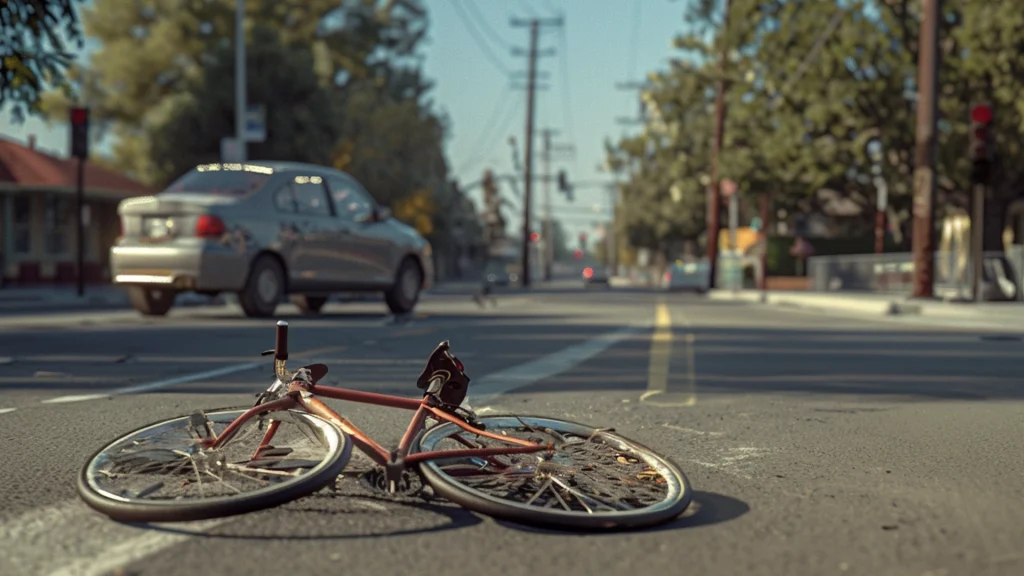 Sacramento Bicyclist and Vehicle Crash on Broadway Boulevard