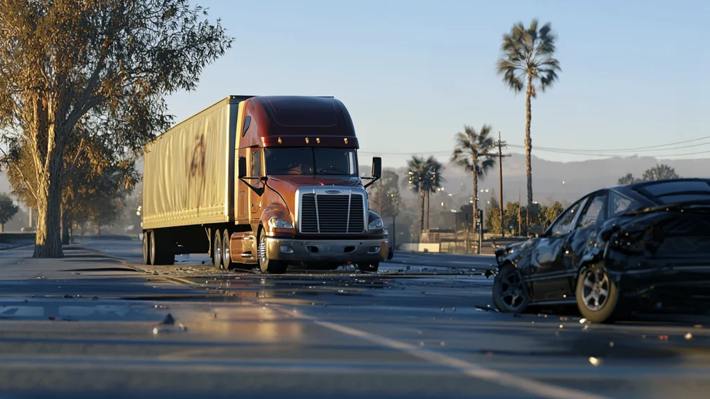 Semi-Truck Crash Near Fresno Intersection Results in One Dead