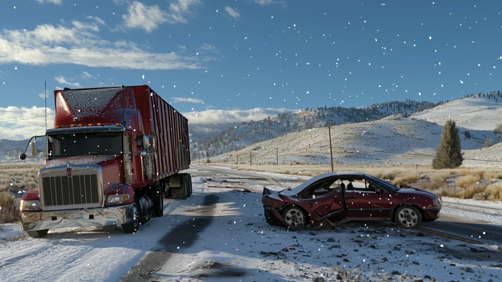 Siskiyou County Semi-Truck and Sedan Accident Injures One