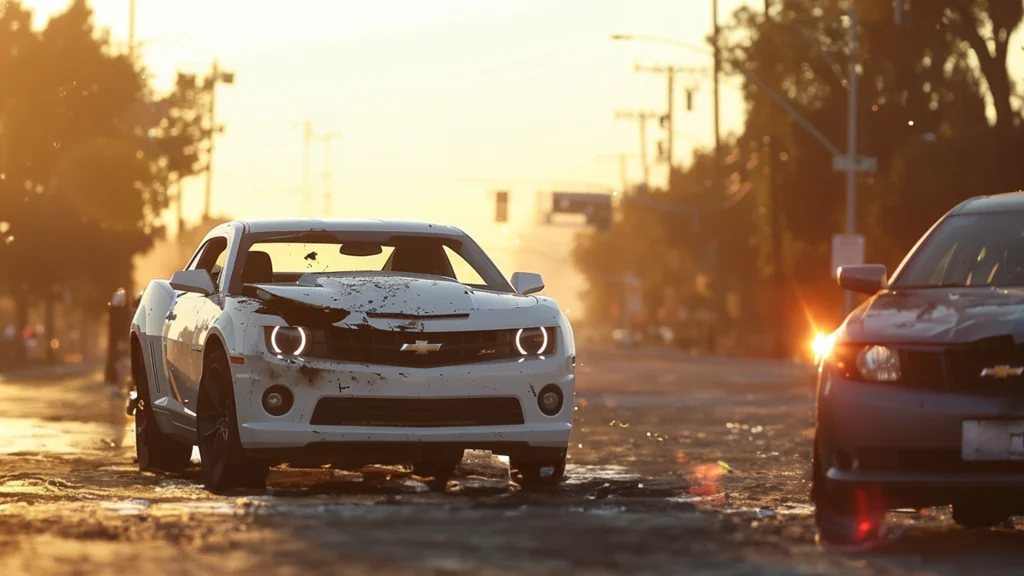 Street Racing Multi-Vehicle Crash Injure Four in Bakersfield