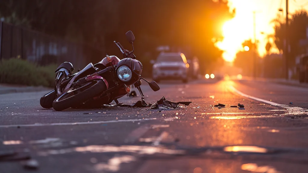 Teenage Motorcycle Rider is Hit by a Vehicle in Brentwood