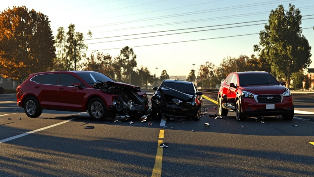 Two Hospitalized after Multi-Vehicle Accident in Citrus Heights