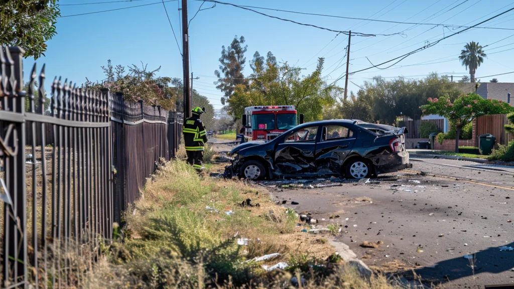 Two Hospitalized after a Single-Vehicle Crash in Bakersfield