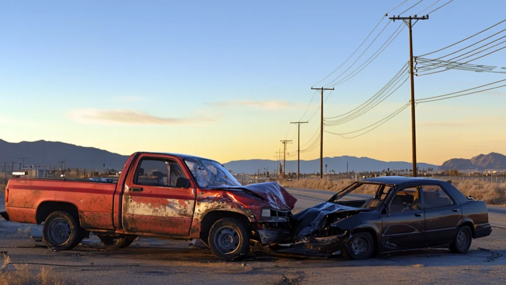 Two Injured One Extricated in Shafter Two-Vehicle Collision