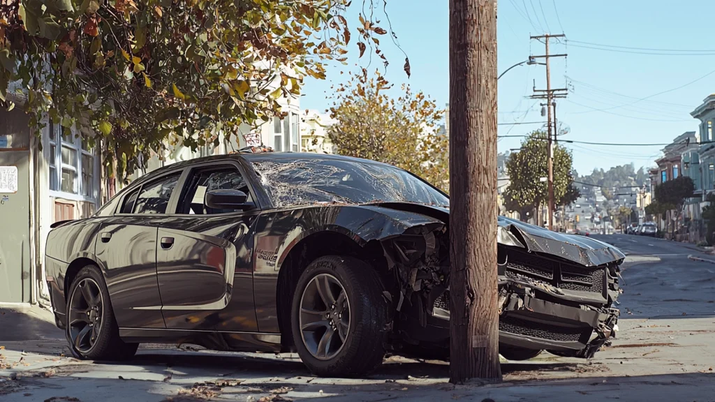 Dos heridos en un accidente de atropello y fuga a alta velocidad en el centro de Oakland