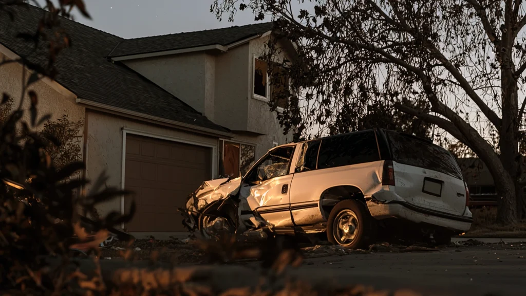 Two Lives Lost after Car Hits Fresno Home During Police Pursuit