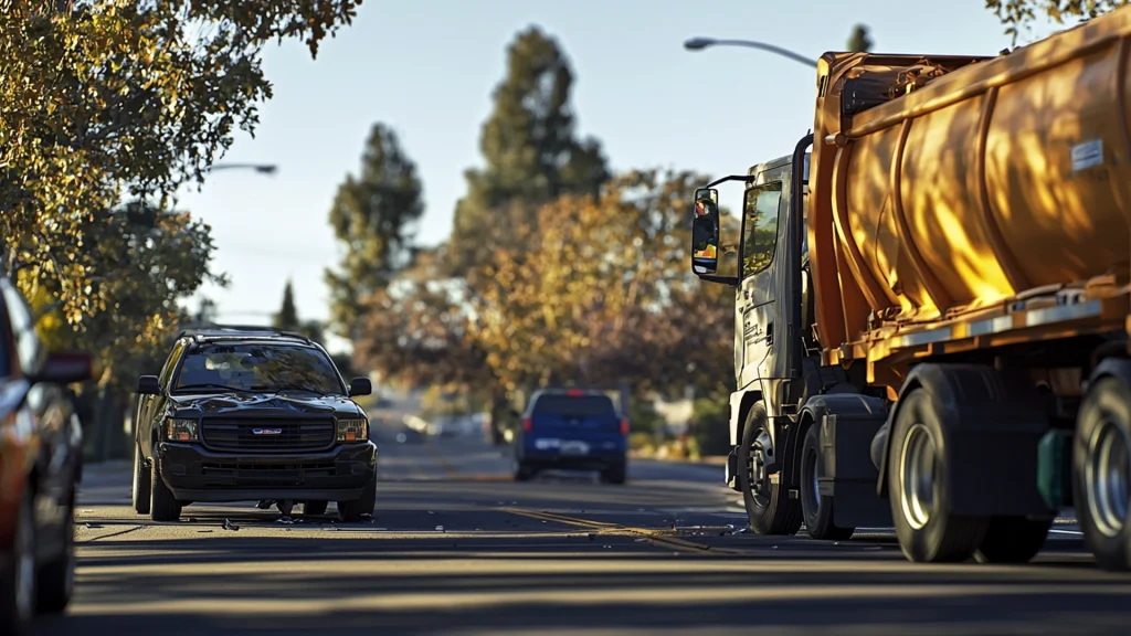 Woman Hospitalized After a Crash with a Garbage Truck in Antelope