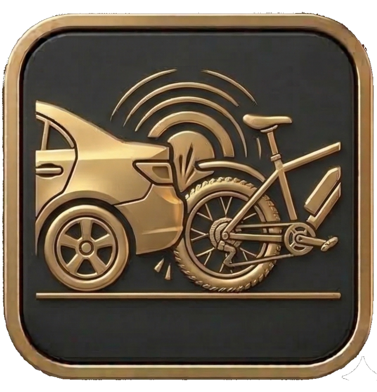 Rear-end bicycle accident