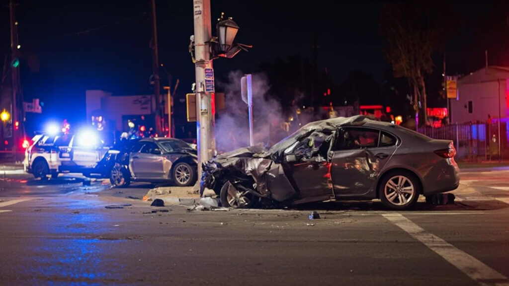 Fatal car crash at Geer Road and Christoffersen Parkway in Turlock California