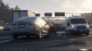 CHP investigation on I-280 in Daly City following a fatal multi-vehicle, pedestrian-involved accident.